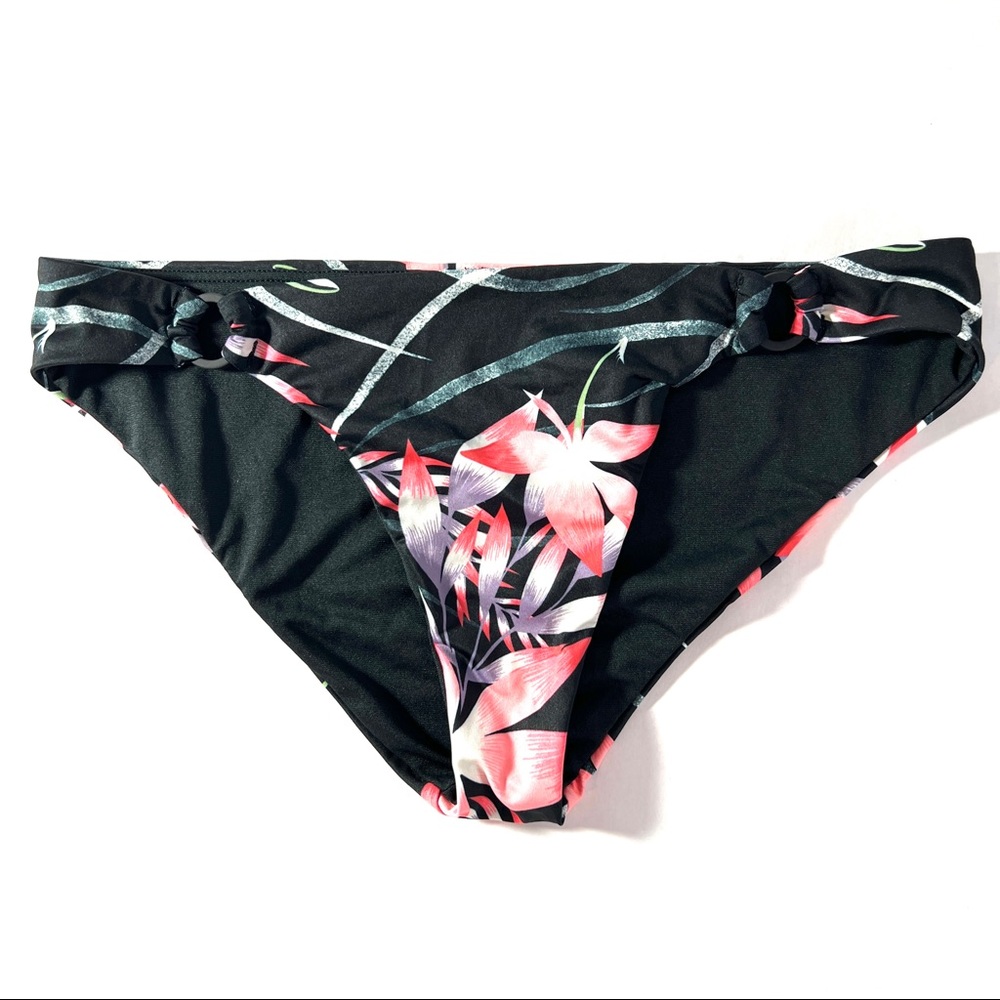 ROXY | Bikini Swimsuit Bottoms | Black | Women M